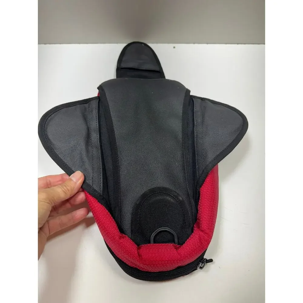 Joe Rocket Motorcycle Magnetic Tank Bag Black Red Luggage